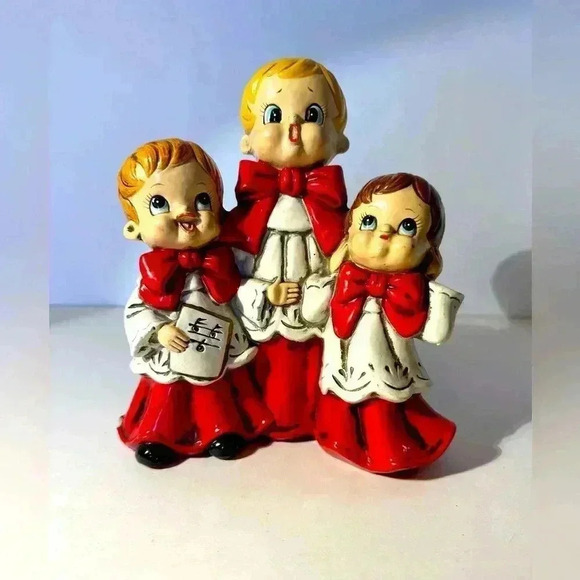 Other - Vintage Josef Originals Choir Boys Music Box Works O Come All Ye Faithful Japan